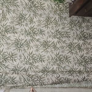 Green Shower curtain. Excellent Condition.